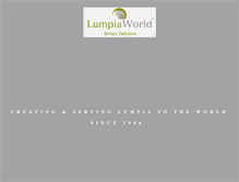 Tablet Screenshot of lumpiaworld.com